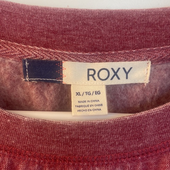 Women’s/ Junior’s Roxy Sweatshirt, size XL, color: Distressed red - Picture 2 of 2